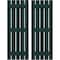 Ekena Millwork Americraft 5-Board, 3 Batten Exterior Real Wood Spaced Board-n-Batten Shutters, ARW401SB519X47FGH, PR ARW401SB519X47FGH - alternate 1